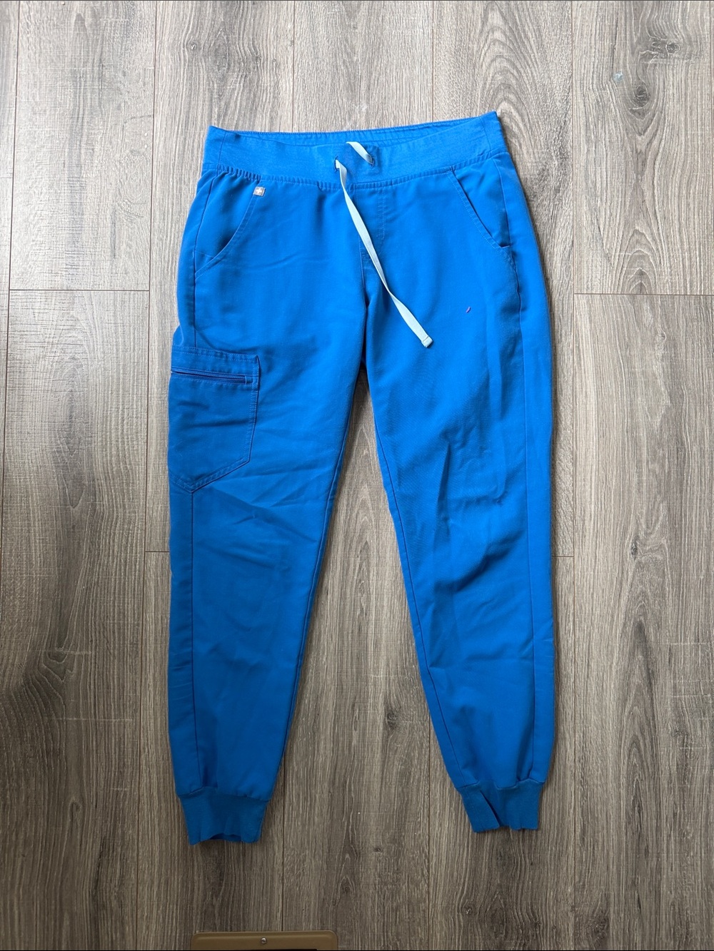 Figs Royal Blue Cargo Jogger Scrub Pants
